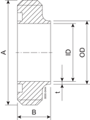 MALE PART SMS 76.1-316L