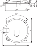 INSPECTION PORT C-404AH4 404