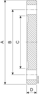 BLIND BBF DN50 H3 1.4404