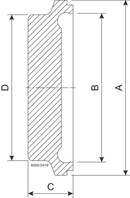 BLIND BNKS DN65 H3 1.4404