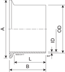 FERRULE KL DN10 H3 1.4404