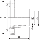 FLANGE NF DN65 H3 1.4404