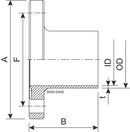 FLANGE BF DN15 H3 1.4307