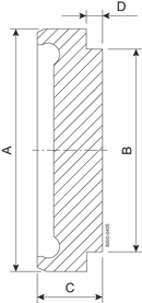 BLIND BBS DN25 H3 1.4404