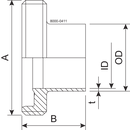 MALE GS DN20 H3 1.4404