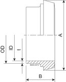 LINER LONG DN32 ID=1.6 1.4404