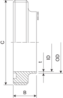 MALE PART DS-51-316L,