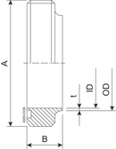 MALE PART SMS 101.6-304L