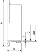 LINER LONG 63.5-316L