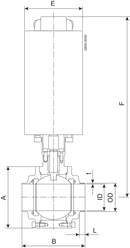 BALL VALVE SBV-ISO101-W/W-NC