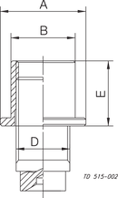 TANK LEG W/O BASE PLATE LKTC